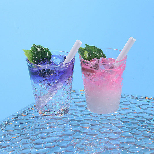 [Summer7] Fruktmelk teblader smoothie halm harpikskopp