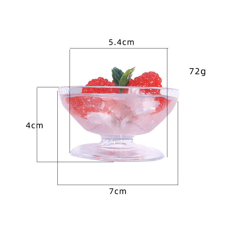 Buashop® DIY Creative Transparent Ice Cube Big Round Cocktail Cup Pendant Ornament