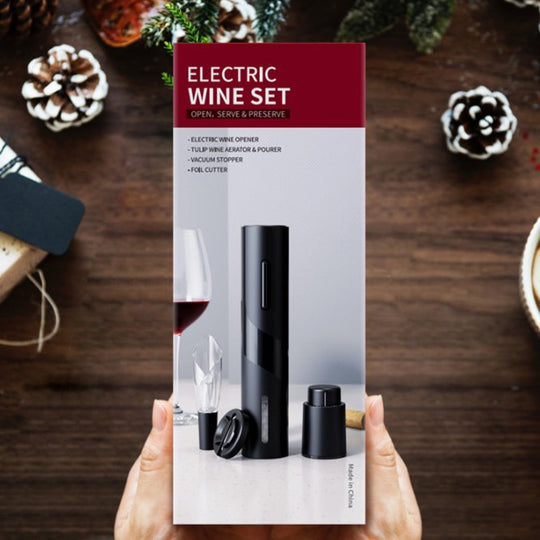 Buashop® Electric Wine Opener with USB Charging Cable