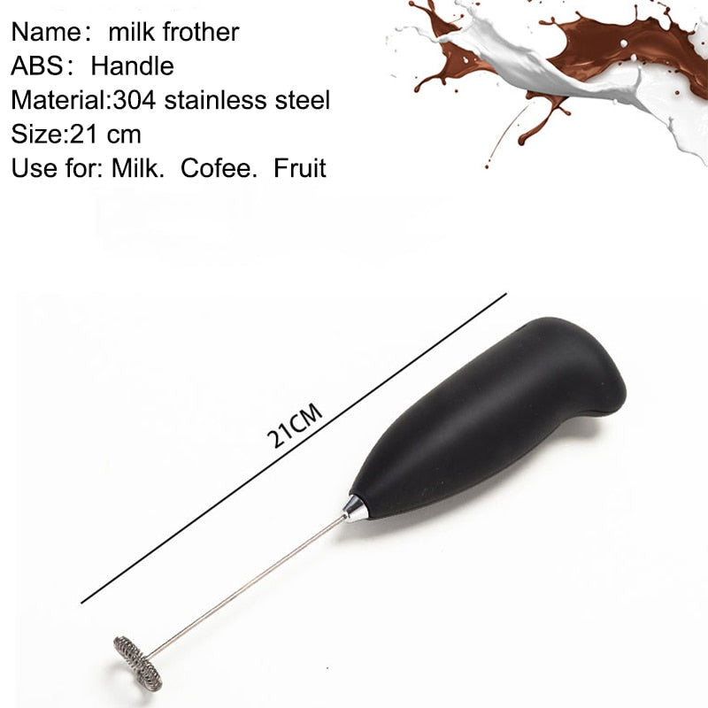 Buashop® 우유 거품기 자동 핸드헬드 커피용
