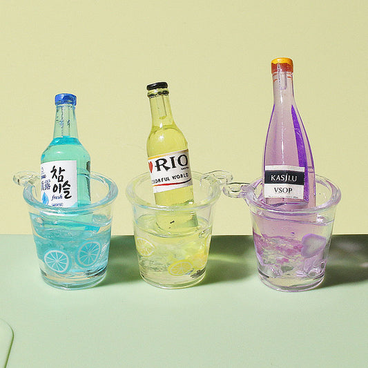 [Summer1] DIY моделирование мини-бутылки ювелирные аксессуары