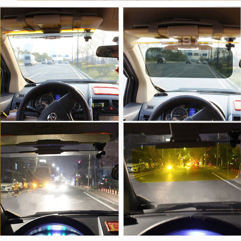 Buashop® 2 in 1 차량용 선바이저 HD 눈부신 자외선 차단
