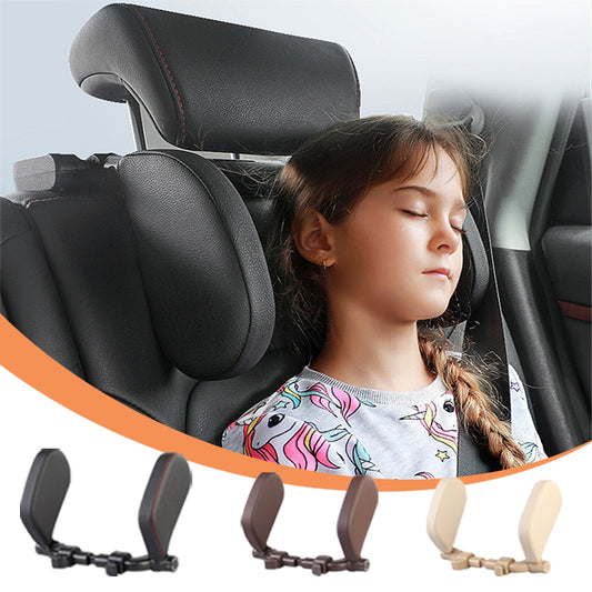 Assento de carro encosto de cabeça travesseiro apoio pescoço travesseiro para carro dormir lateral apoio de cabeça alto elástico nylon suporte telescópico lateral crianças