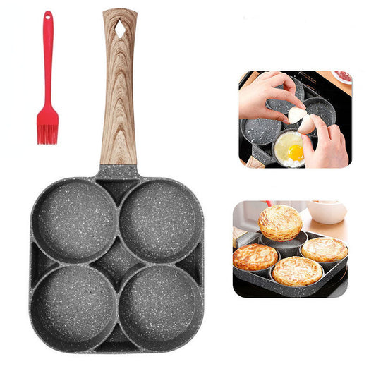 Buashop® 2/4 twll crempogau omelet badell nonstick