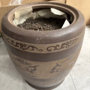 70年代的易武料生茶散塊，茶餅撬開的茶坨，木香，藥香，老韻味十足，口感稠厚甜潤-55克