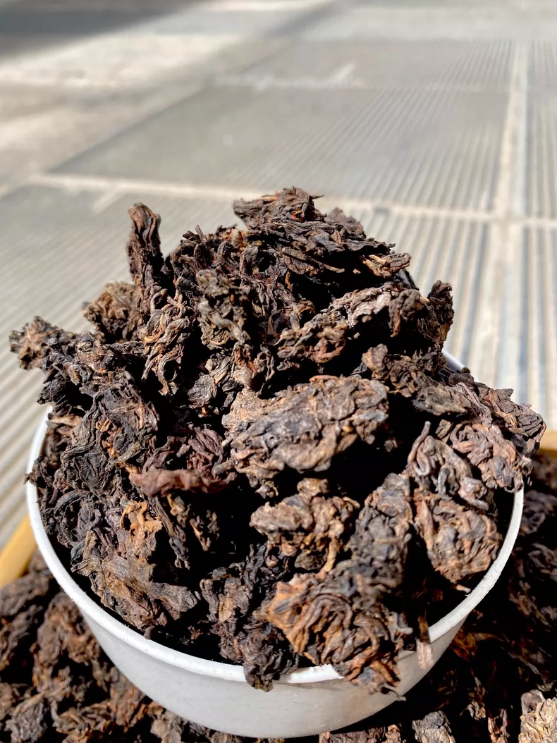 早期收藏的老茶頭-普洱熟普包郵一斤裝