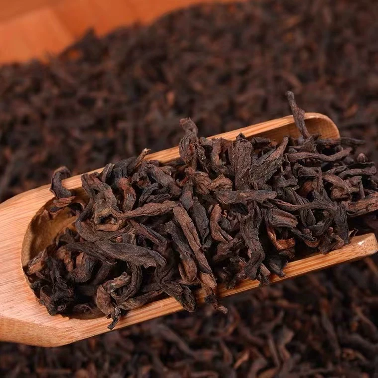 極品2001年冰島龍條熟散茶陳茶老茶500克一袋普洱熟散茶