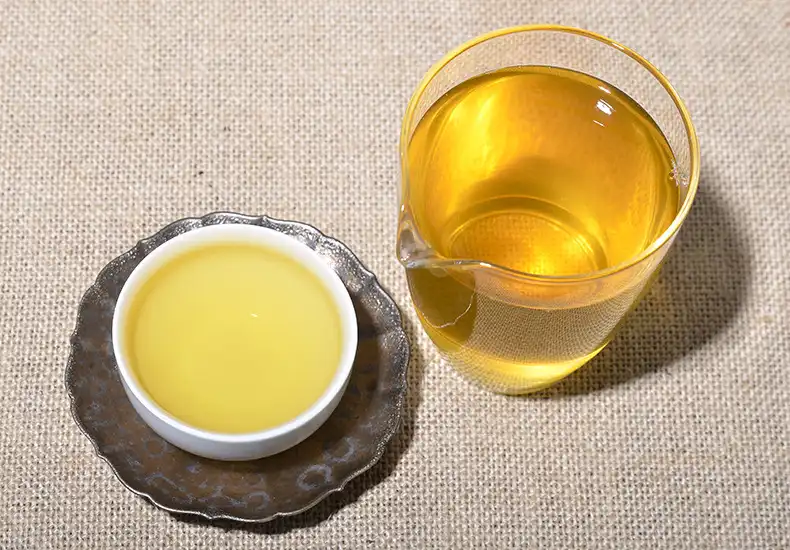 云南普洱茶2019年茶叶勐海头春大树王青饼357g生黑茶七子饼 普洱茶 BUASHOP普洱老茶