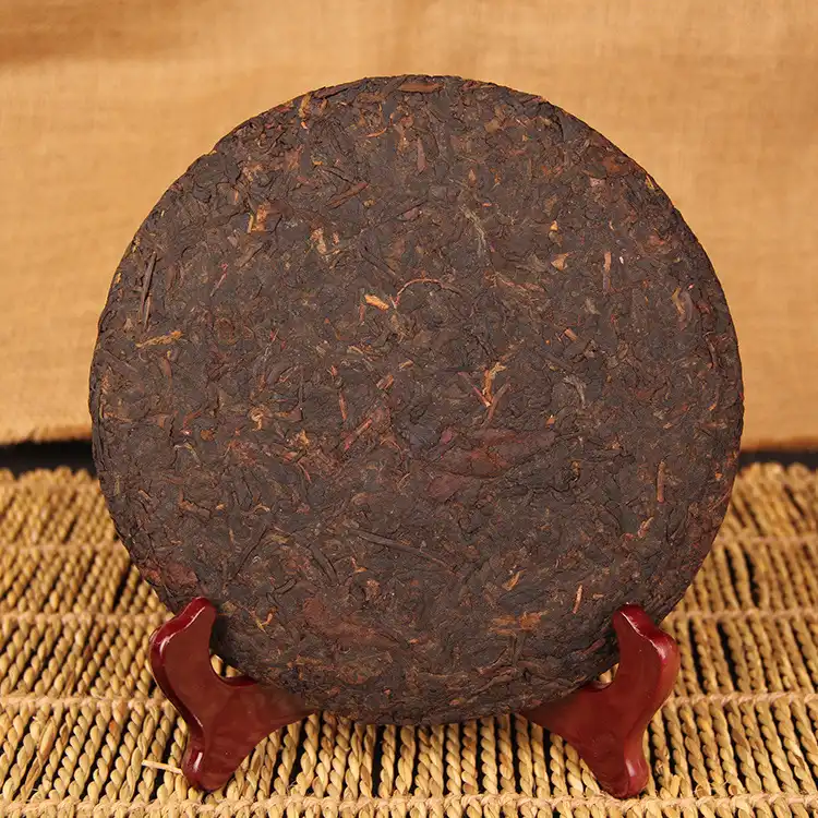 云南普洱茶饼熟茶勐海老普洱茶熟饼茶七子饼357g陈香醇厚 普洱茶 BUASHOP普洱老茶