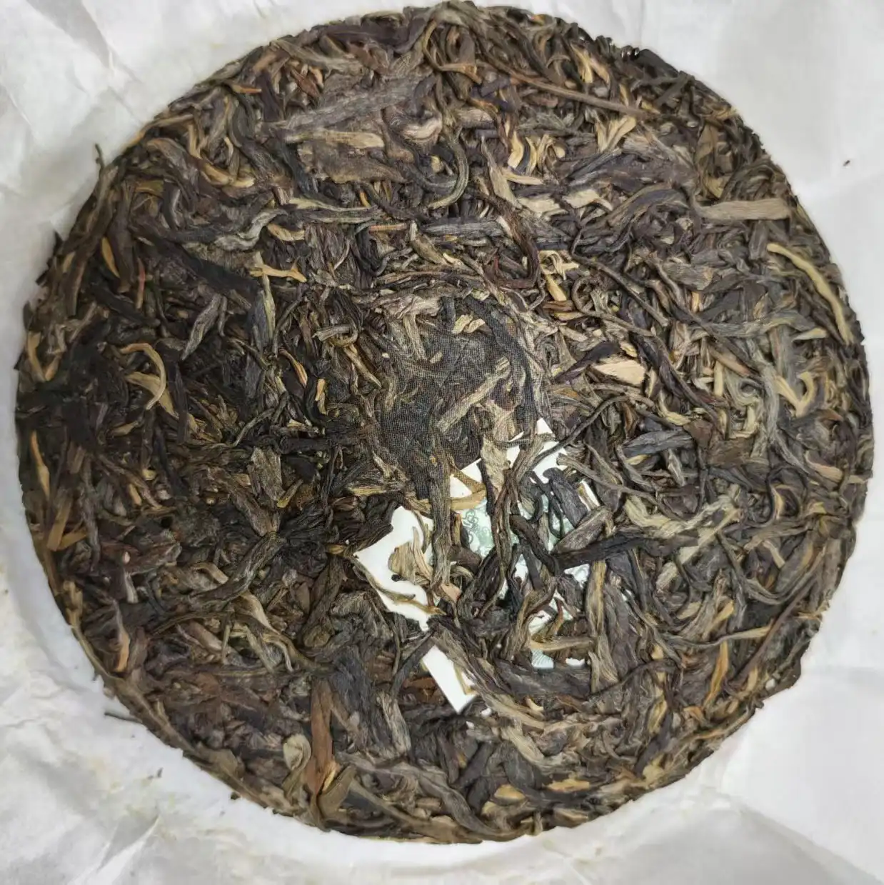 18年冰岛老寨头春古树纯料紧压357g普洱生茶饼 普洱茶 BUASHOP普洱老茶