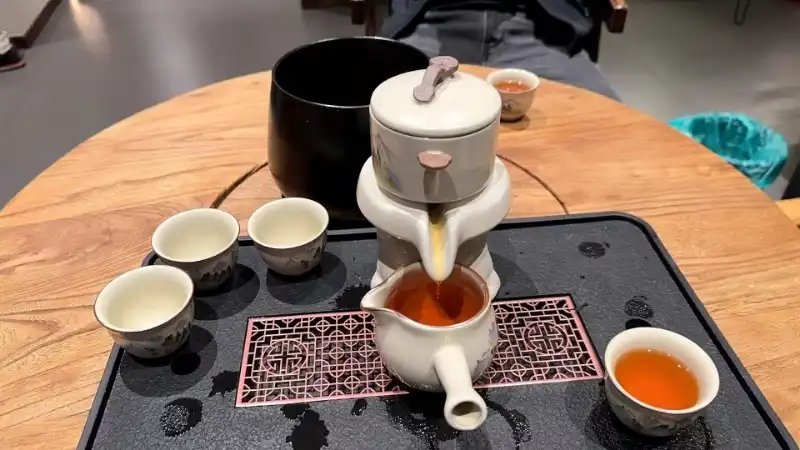 云南普洱茶熟茶小圆饼糯香普洱茶柱5柱-每柱100克 普洱茶 BUASHOP普洱老茶