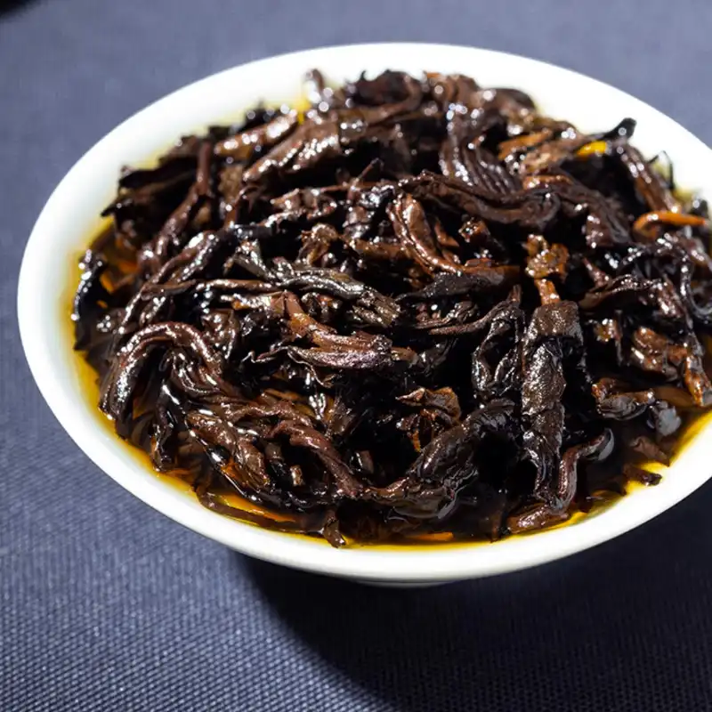 云南普洱茶熟茶2014年古树熟茶老冰糖甜砖50g小方片糯滑老茶熟砖 普洱茶 BUASHOP普洱老茶