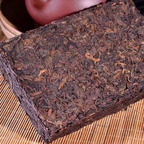 云南普洱茶饼熟茶砖老班章2014年陈香砖250克 普洱茶 BUASHOP普洱老茶
