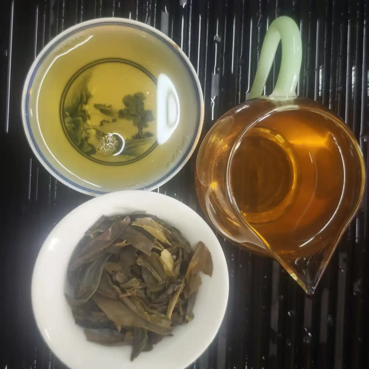 云南勐海普洱茶困鹿山357g七子饼晒青老树毛茶紧压生茶饼高年份 普洱茶 BUASHOP普洱老茶
