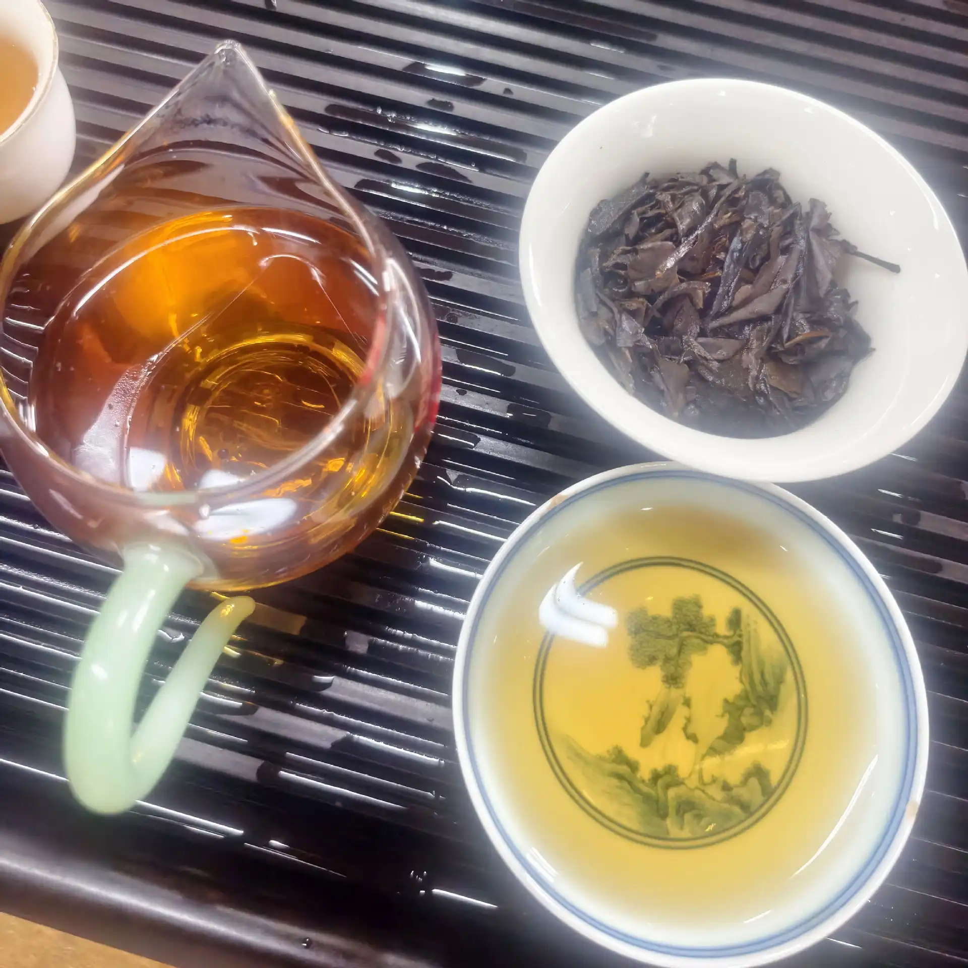 18年带糯米香药香的老白茶七子饼357g带有粽子糯米味糯香老白茶 普洱茶 BUASHOP普洱老茶