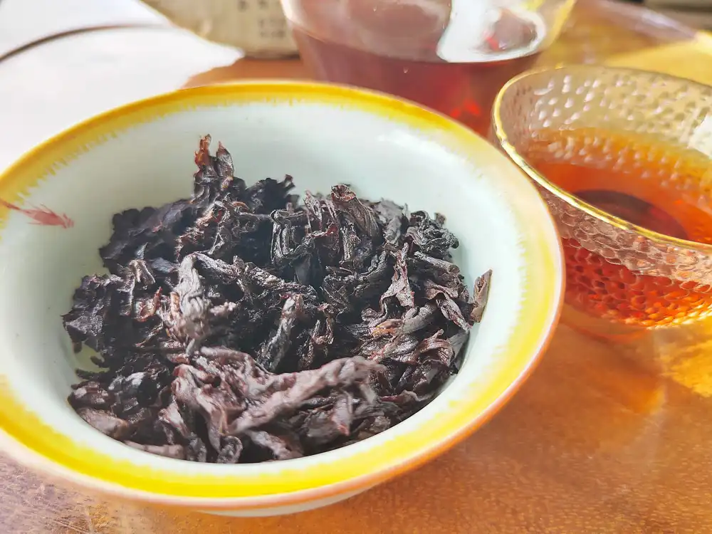 老班章普洱熟茶勐海布朗山陈年普洱茶2015年老茶-357g 普洱茶 BUASHOP普洱老茶