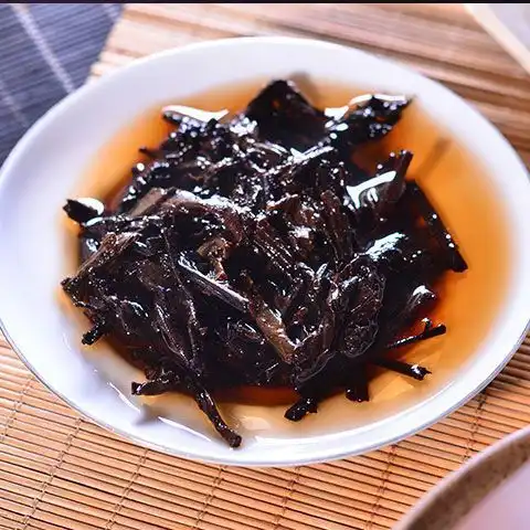 云南普洱茶饼熟茶砖老班章2014年陈香砖250克 普洱茶 BUASHOP普洱老茶