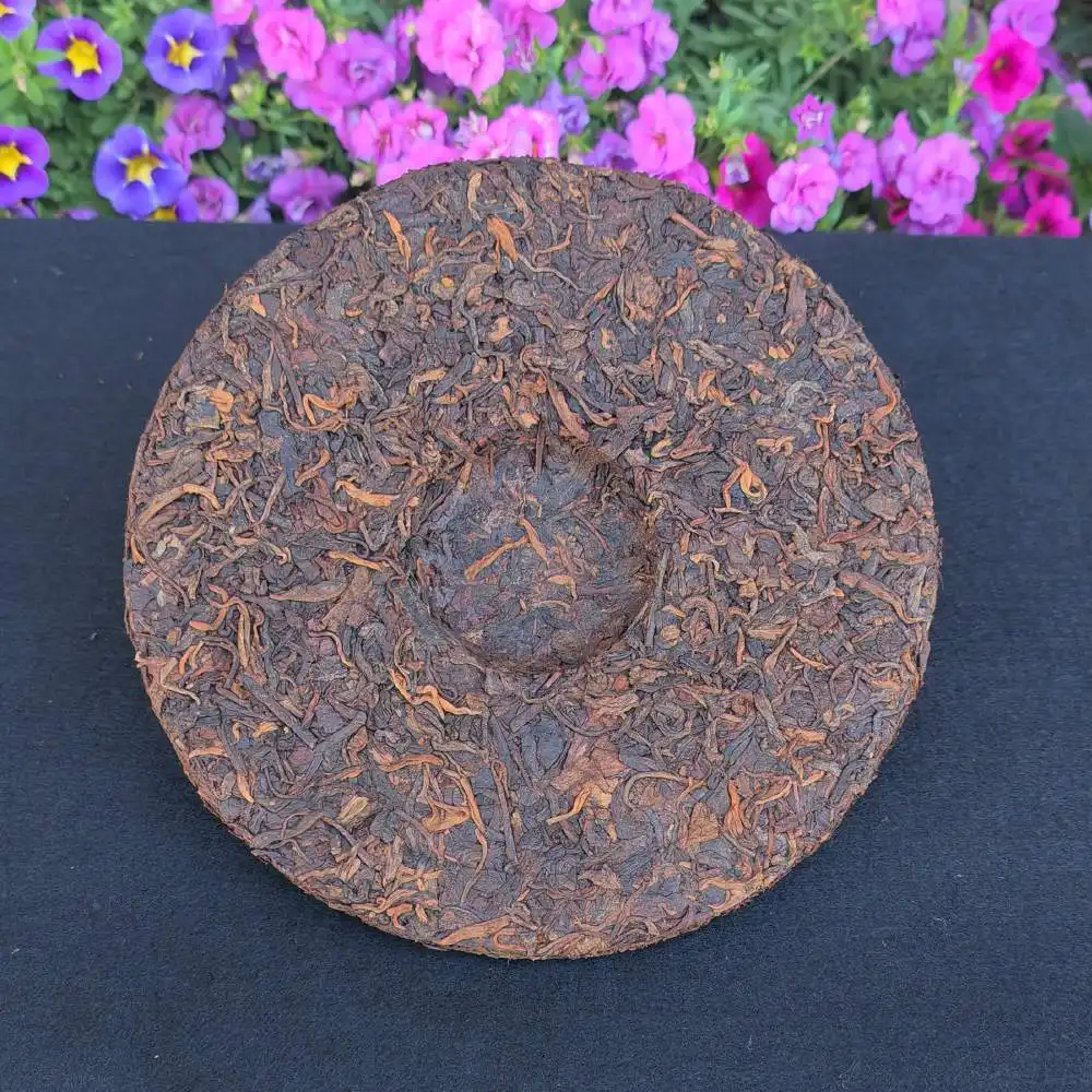 云南普洱茶熟茶老班章七子饼茶-357克熟饼班章熟普 普洱茶 BUASHOP普洱老茶