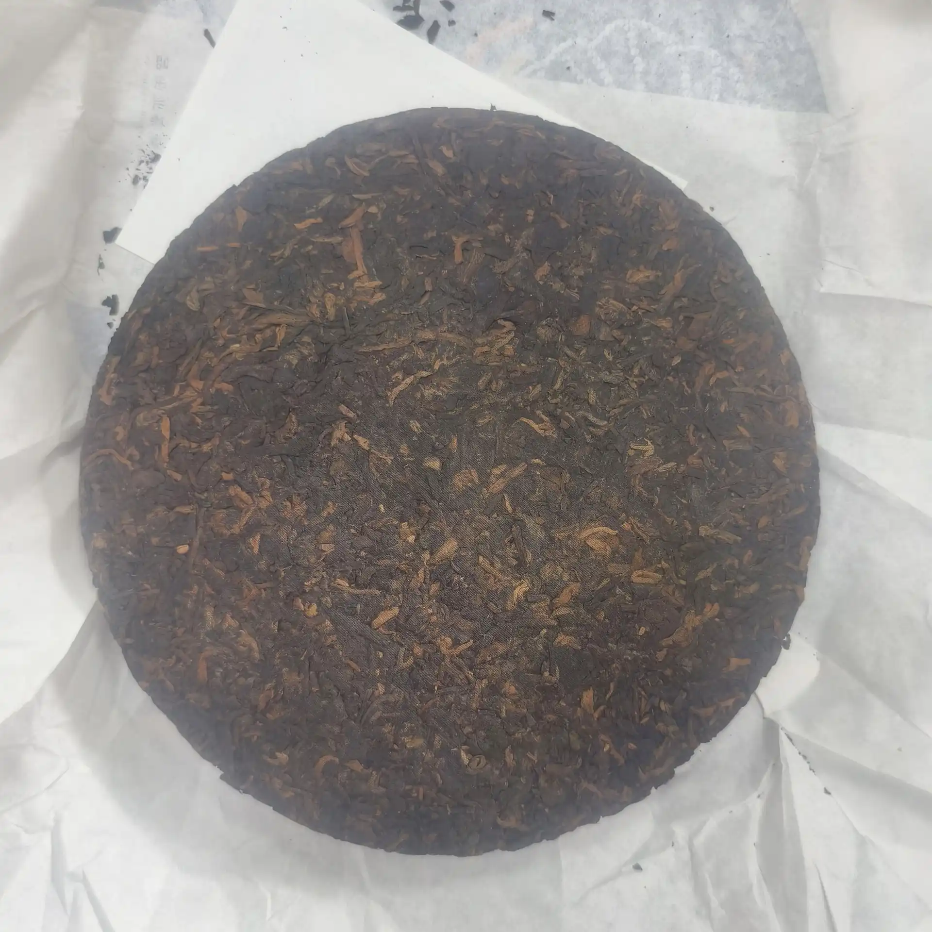 冰岛古树纯料16年离地发酵18年压制普洱熟茶饼 普洱茶 BUASHOP普洱老茶