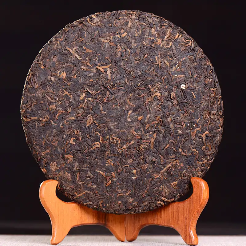 冰岛古树普洱茶熟茶饼十年以上老茶云南七子饼茶熟普洱茶叶 普洱茶 BUASHOP普洱老茶