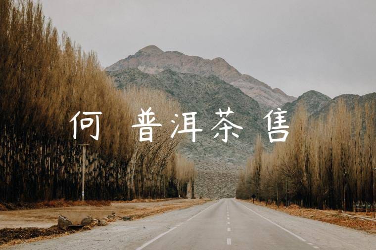 何榮號普洱茶銷售點