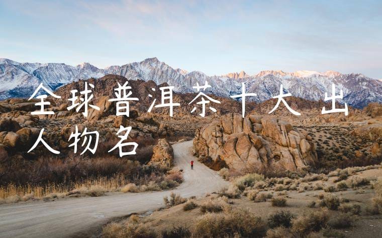全球普洱茶十大傑出人物名單
