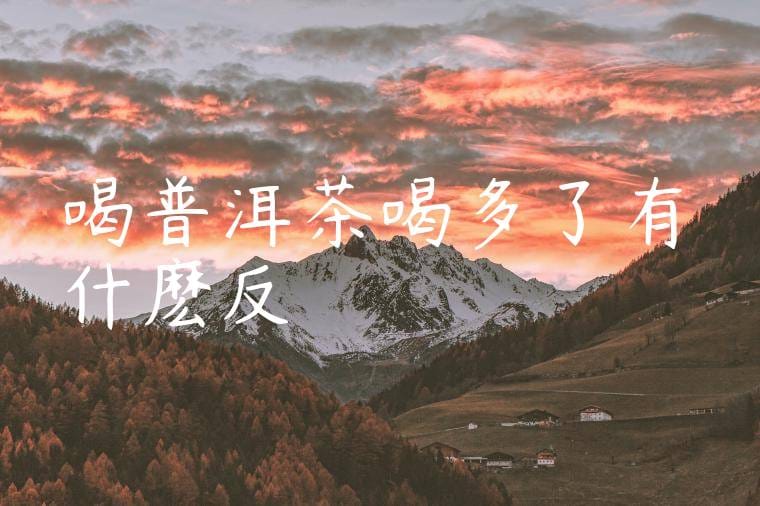 喝普洱茶喝多了有什麽反應