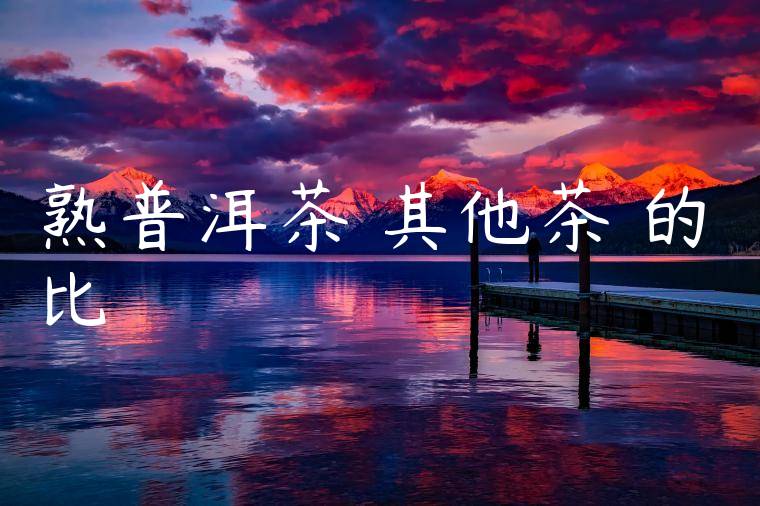 熟普洱茶與其他茶葉的比較