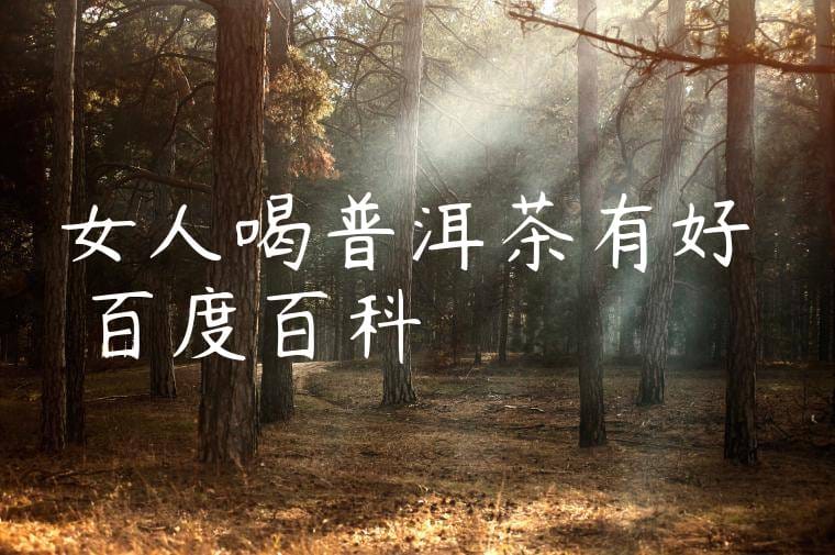 女人喝普洱茶有好處嗎百度百科