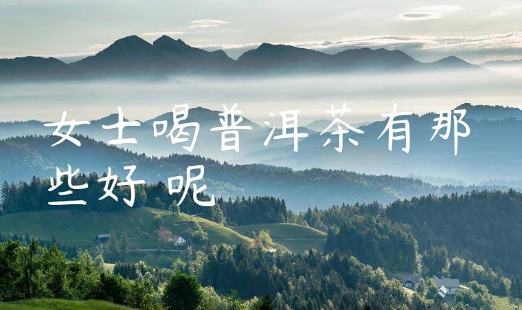 女士喝普洱茶有那些好處呢
