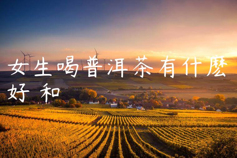 女生喝普洱茶有什麽好處和壞處