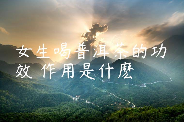 女生喝普洱茶的功效與作用是什麽