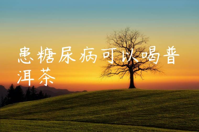 患糖尿病可以喝普洱茶嗎