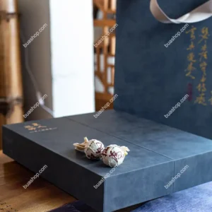 九辈人2021年春[拙为]高端古树熟茶龙珠25颗*8g/颗温润手工制作高海拔大叶种古树礼盒装（共200克）