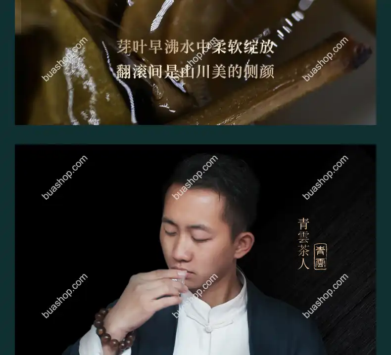 鸿中鸿 薄荷塘单株(龙珠)生茶轻奢礼盒装-180克一盒 普洱茶 BUASHOP普洱老茶