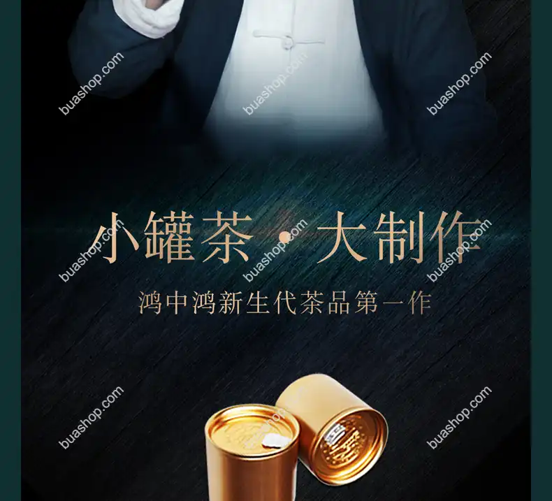 鸿中鸿 薄荷塘单株(龙珠)生茶轻奢礼盒装-180克一盒 普洱茶 BUASHOP普洱老茶