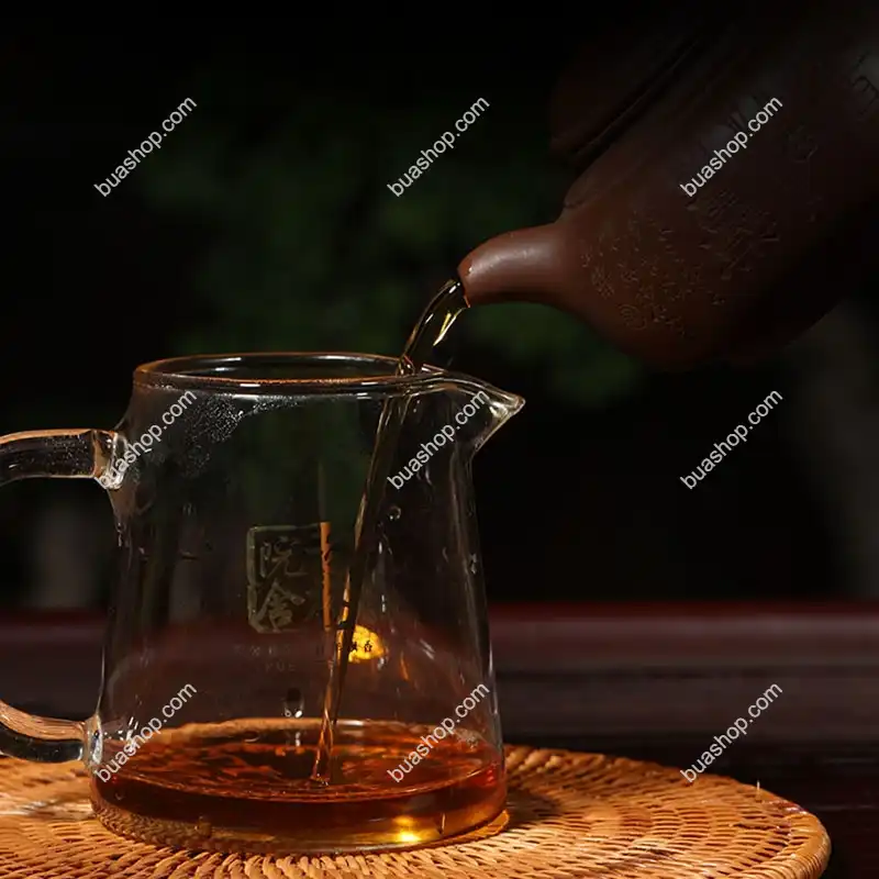 下关沱茶2003五大金刚饼茶绿印乙级老茶院舍二十年老生茶陈年普洱茶390克一饼 普洱茶 BUASHOP普洱老茶