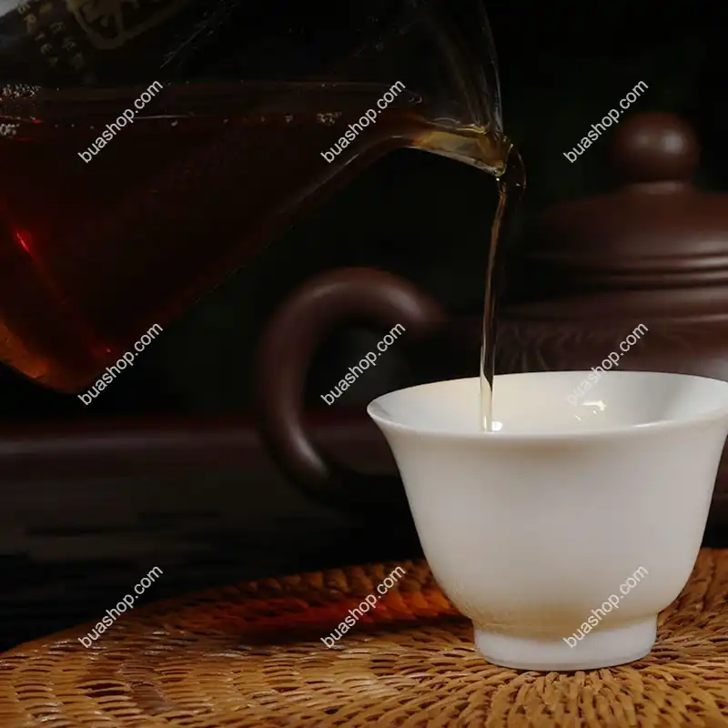 下关沱茶2003五大金刚饼茶绿印乙级老茶院舍二十年老生茶陈年普洱茶390克一饼 普洱茶 BUASHOP普洱老茶