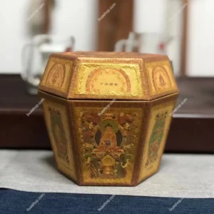 下关沱茶2008年下关紧茶 六面佛班禅紧茶250g生茶