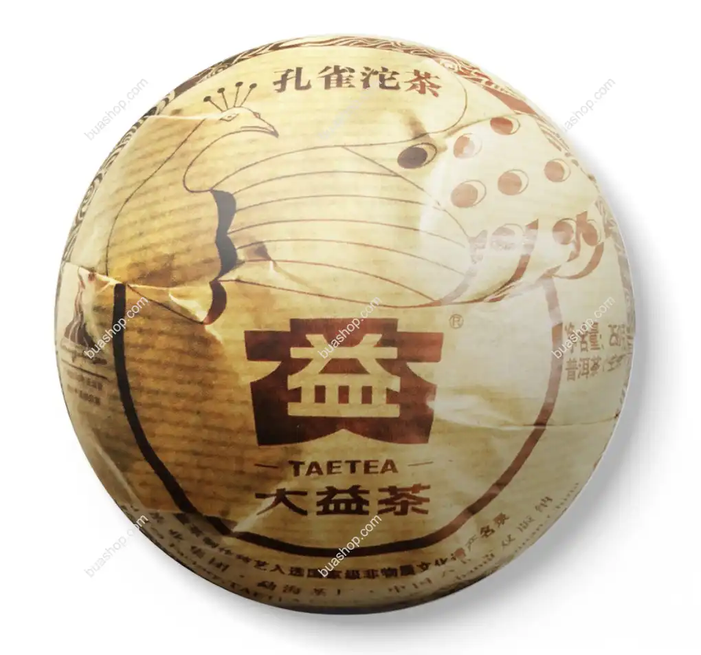 2010年 001孔雀沱茶普洱茶生茶250克/沱 末代孔雀沱茶