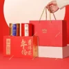 10年份普洱茶100g*2罐礼盒装生/熟茶云南中期老茶送礼佳选（共200克）