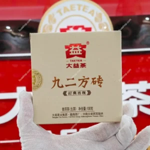 2011年 大益 九二方砖 普洱生茶一砖100克（共5砖500克)