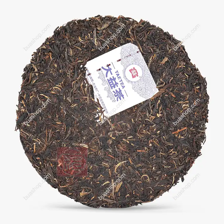 大益2012年201批次金色韵象 生茶 357克/片 普洱茶 BUASHOP普洱老茶