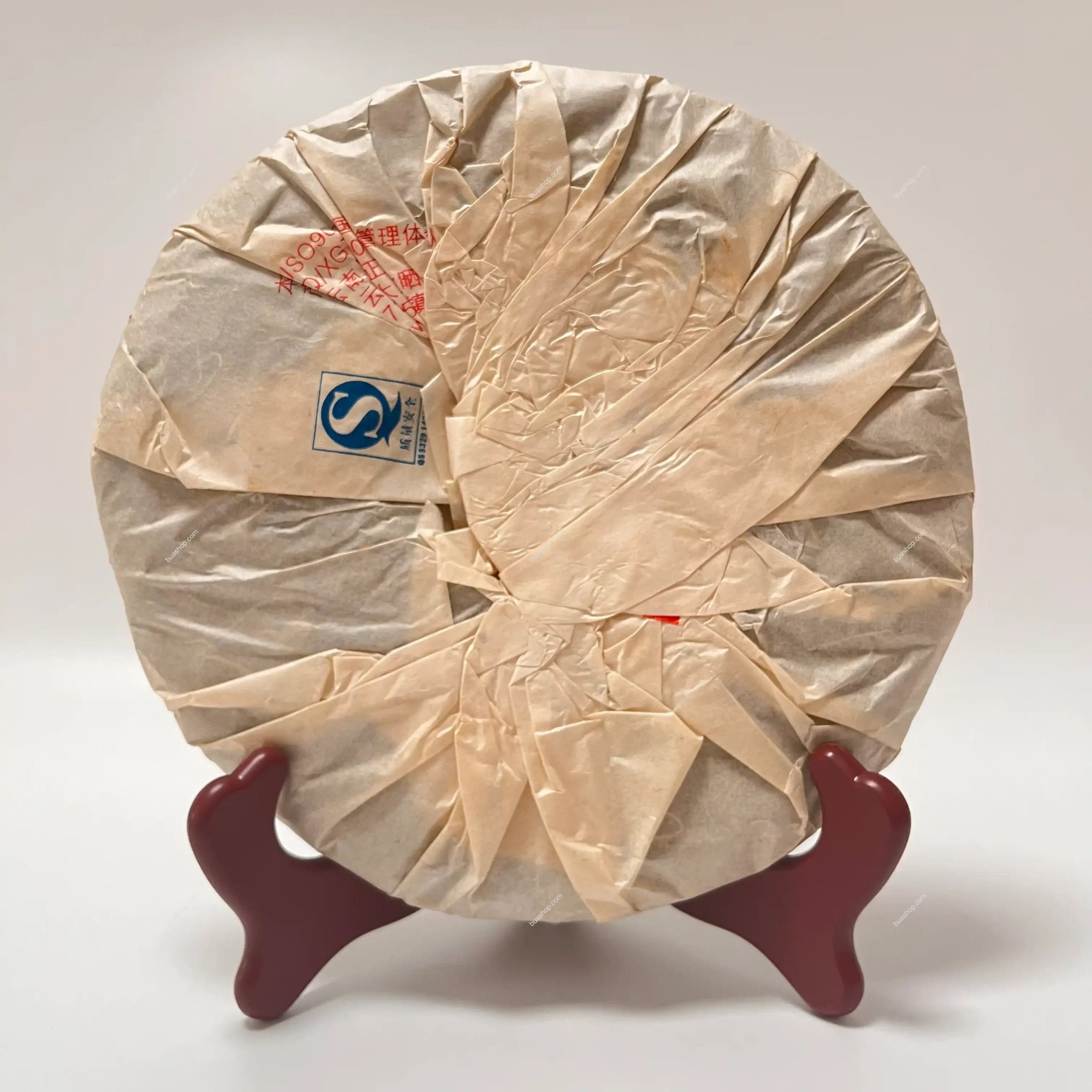 2009年十年回顾绿大树 易武正山老树茶一年磨一剑 普洱生茶357克一饼 普洱茶 BUASHOP普洱老茶