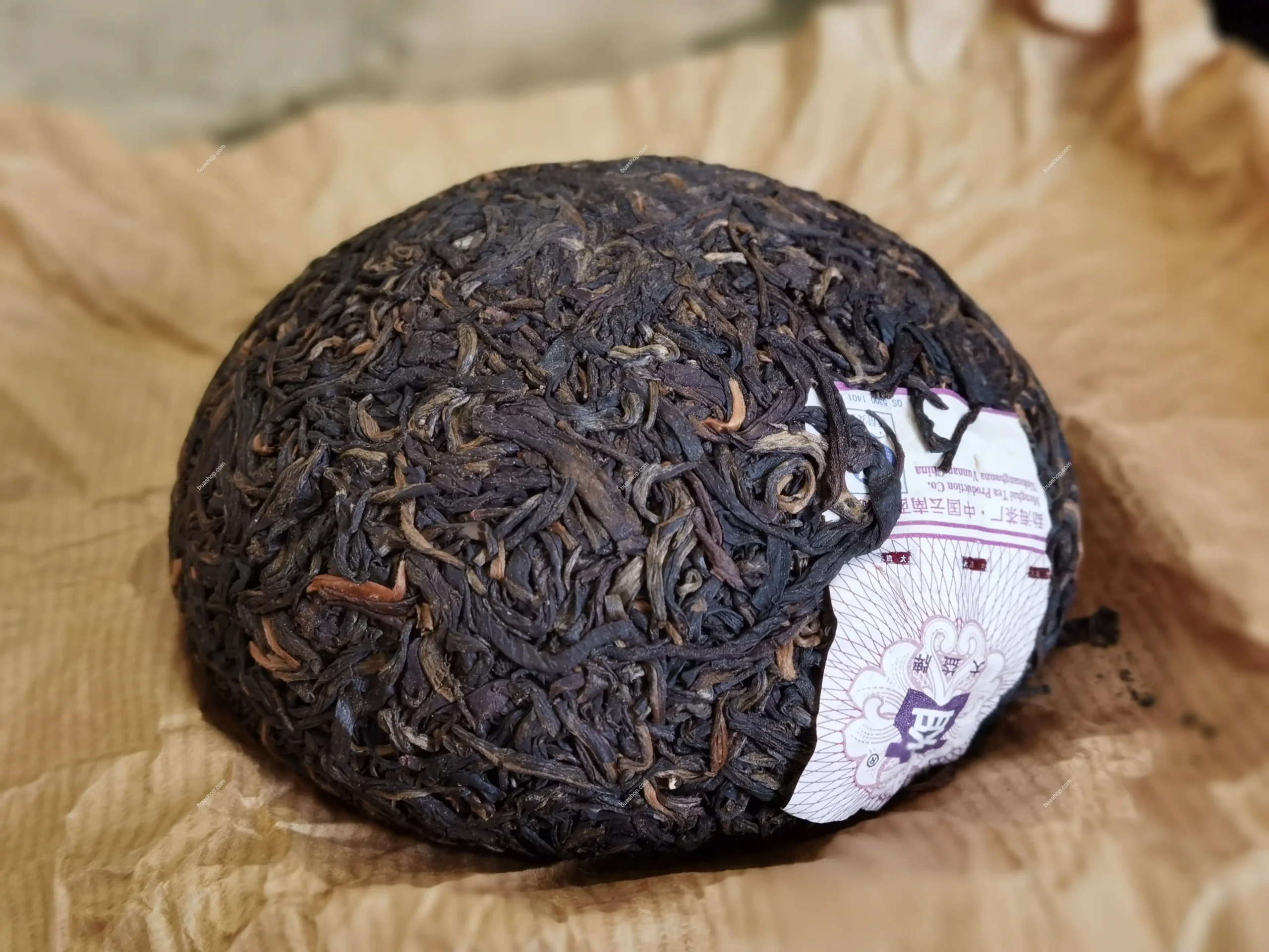 2010年 001孔雀沱茶普洱茶生茶250克/沱 末代孔雀沱茶 普洱茶 BUASHOP普洱老茶