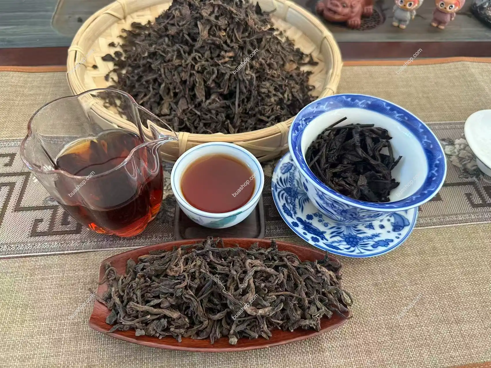 冰岛老寨 古树熟茶 2020年秋(共250克) 普洱茶 BUASHOP普洱老茶