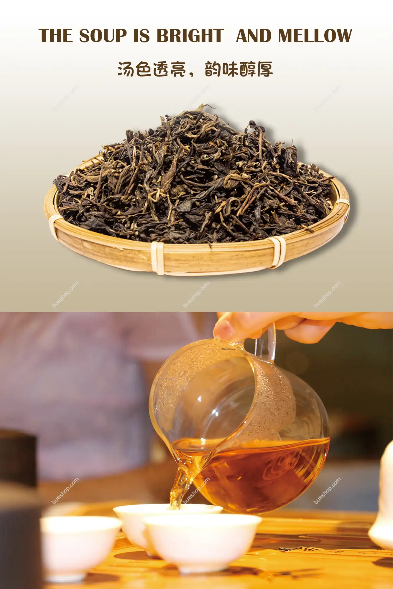 2005年老挝古树陈茶共180克 普洱茶 BUASHOP普洱老茶
