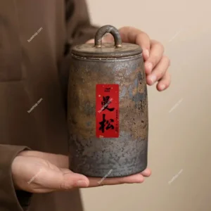 藏茶系列2000年曼松古树生散云南普洱茶生茶共100克/一罐